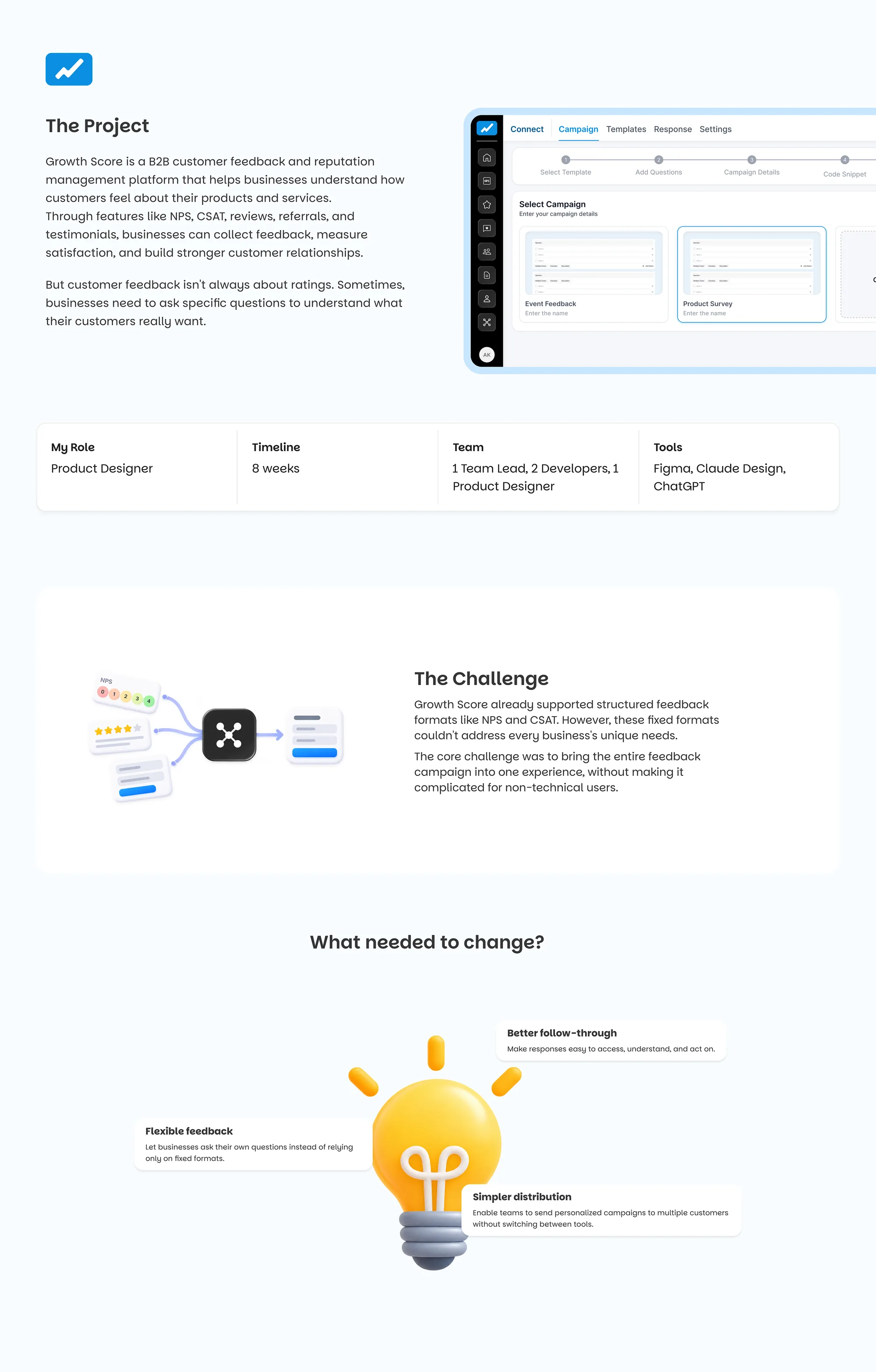 Connect — B2B customer feedback management platform — board 1