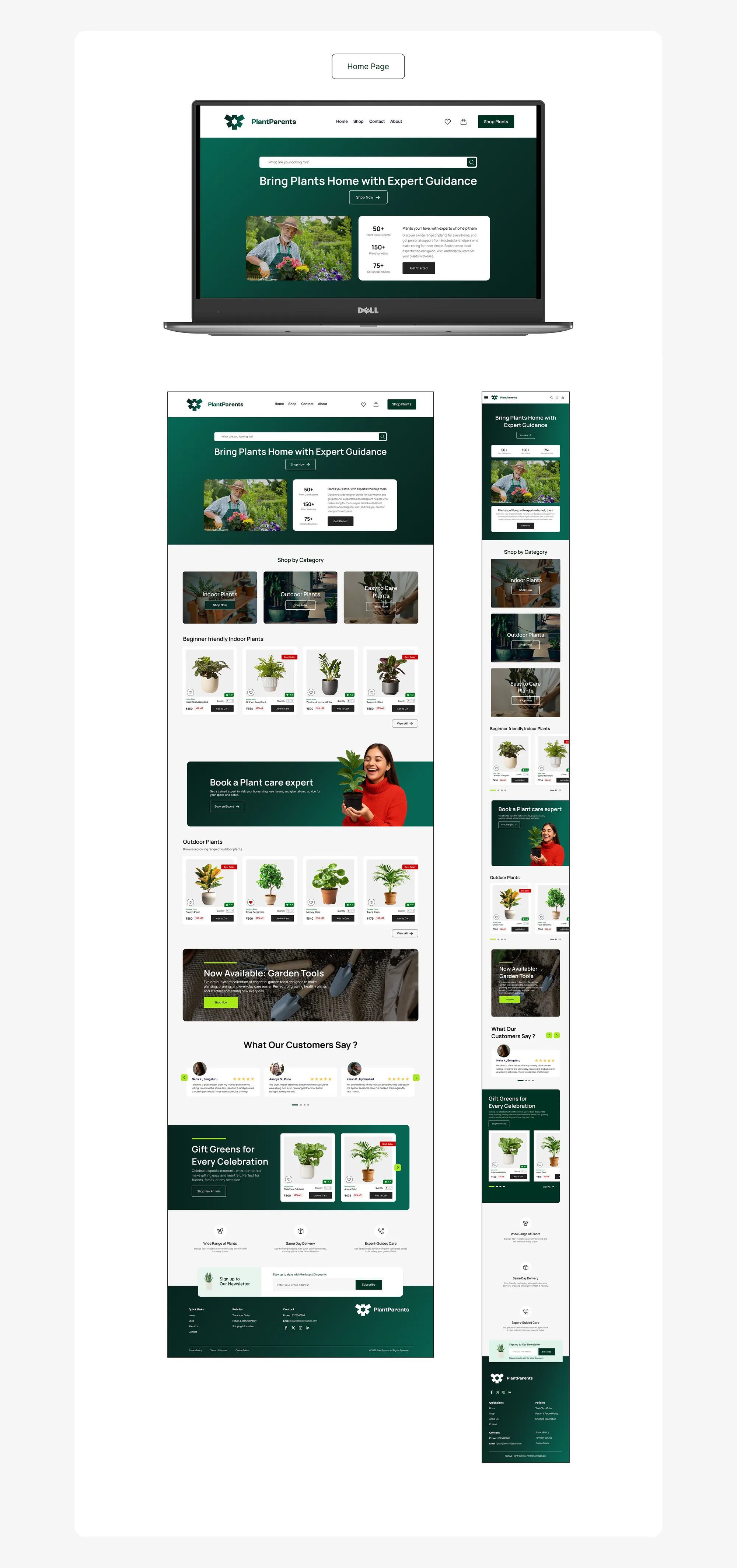 PlantParents — E-Commerce Platform — board 7