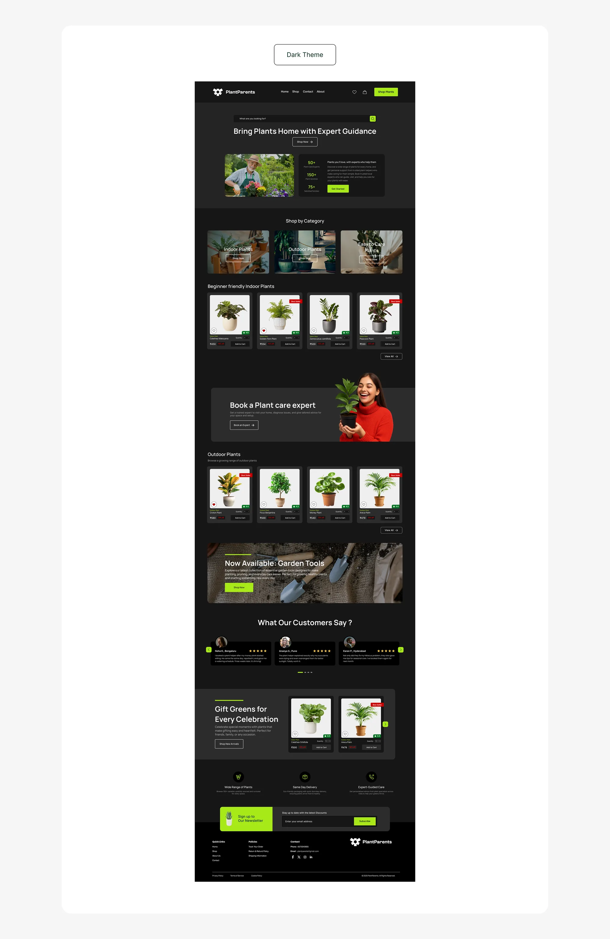 PlantParents — E-Commerce Platform — board 8