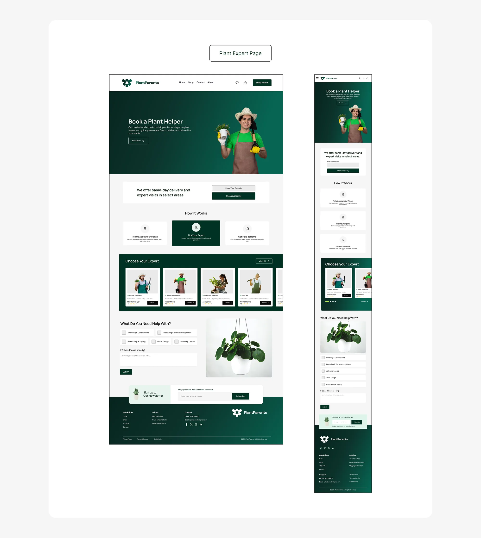 PlantParents — E-Commerce Platform — board 10