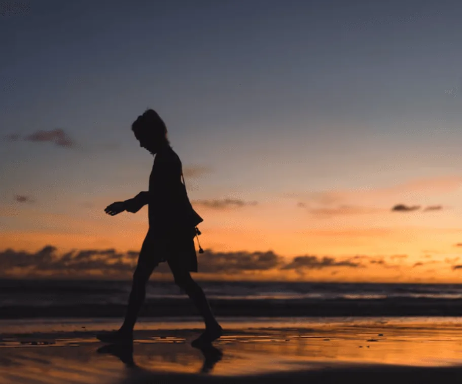 Going on sunset walks